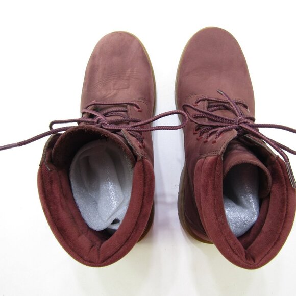 Timberland Boots Womens 9 Brown Burgundy Primaloft 400 Gram Streetwear Winter - Picture 6 of 6